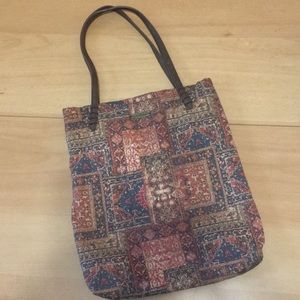 Lucky Brand Patterned Fabric Tote